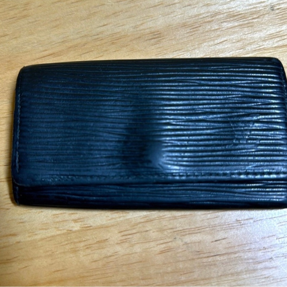 Black Textured Wallet